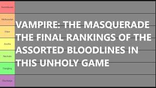 [Vampire: The Masquerade] Ranking the Bloodlines Part 4/4