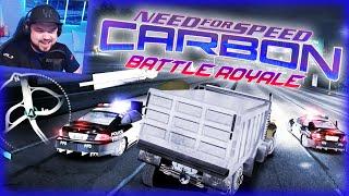 ЗИЛ 600 СИЛ ПРОТИВ ПОЛИЦИИ! NFS Carbon Battle Royale!