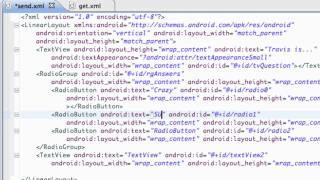 Android Application Development Tutorial - 45 - RadioButtons in a RadioGroup