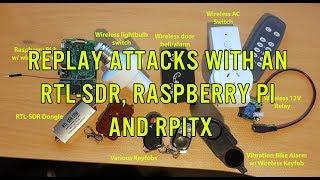 Replay Attacks at 433 MHz with RTL-SDR and a Raspberry Pi running RPiTX