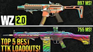 WARZONE 2: Top 5 FASTEST TTK LOADOUTS After Update! (WARZONE 2 Best TTK Weapons)