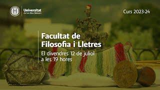 Acte de final de promoció de la Facultat de Filosofia i Lletres