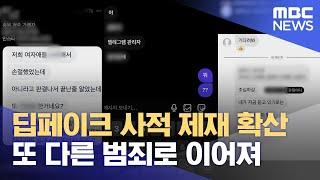 근거 없는 딥페이크 사적 제재 확산.. 또 다른 범죄로 이어져 (2024.09.03/뉴스데스크/MBC충북)