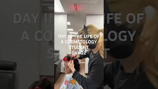 DAY 22 PART 2 #cosmetology #curls #beauty #hairstyle #wetlookfashion #hairhacks