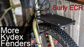 Kydex Bicycle Fenders for the Surly ECR - Part 2