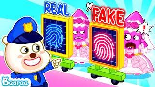 Unique Fingerprints | Who Is Fake Bride Crayon? | Detective Bearee | Kids Cartoon | Bearee Kids Show