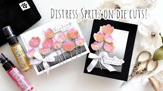 DRAMATIC cards with A BLACK CARD BASE and White one | Simon Says Stamp | August 2024 Card Kit