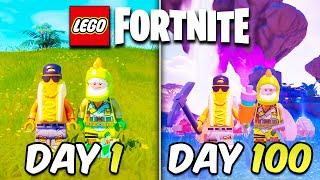 We Survived 100 Days in DUO Lego Fortnite, And Here's What Happened...