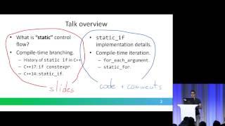 Implementing `static` control flow in C++14 - Vittorio Romeo - Meeting C++ 2016