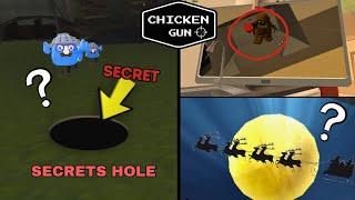 SECRETS HOLE IN CHICKEN GUN AFTER NEW UPDATE || CHICKEN GUN HOLE SECRETS