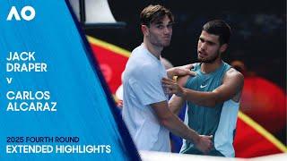 Jack Draper v Carlos Alcaraz Extended Highlights | Australian Open 2025 Fourth Round