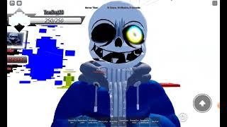 |Roblox Multiverse Of SUS| Last breath sans showcase. I can't breath.