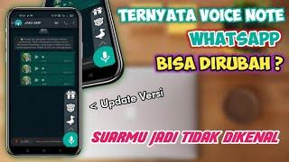 CARA MEMPERBARUI WHATSAPP AGAR BISA MENGUBAH SUARA VOICE NOTE - Molukukus Tutorial