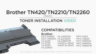 ImagingNow   Brother TN420 Toner Installation