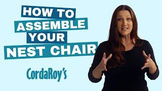 How to Assemble Your CordaRoy's Adult Nest Bean Bag Chair