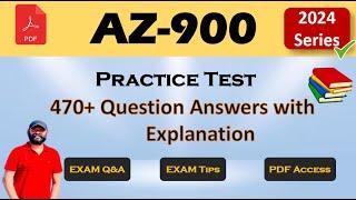 Part8 : Azure Fundamentals (AZ-900) Exam Cram | 470+ Practice Questions with detailed explanations