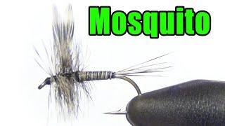 Mosquito Fly Tying - Best Classic Dry Fly For Brook Trout & Beaver Ponds