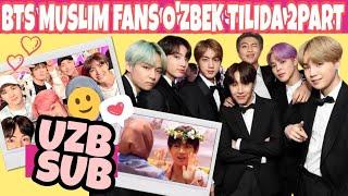 BTS  UZB SUB 2-Qism ularning ISLOM dinni Haqida va Hijobli Qizlar haqida Fikrlar O'ZBEK TILIDA