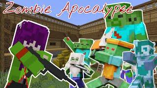 Best Zombie Apocalypse Map for Mcpe - Zombie Apocalypse v1.2 Mcpe 1.19 (Minecraft Bedrock)