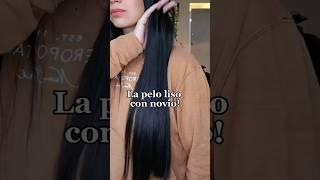 Pelo lacio vs Pelo ondulado - Pelo rizado   #haircare #curlyhair #straighthair