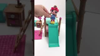 UNBOXING My Doll Mini Bunk Bed Bedroom set  | #shorts