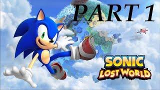 Sonic Lost World walkthrough part 1 - Windy Hill