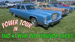 Will two 47 year old Survivor Cars make it to POWER TOUR 2025? 1978 Lincoln Town Car & 1978 Ford LTD