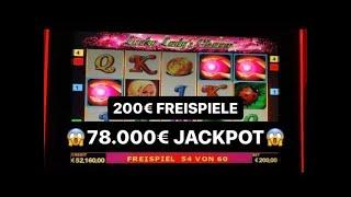 Lucky Ladys Charm 78.000€ JACKPOT 200€ Freispiele  Novoline Casino Spielothek Spielhalle Free Games