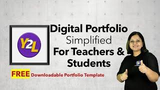 Digital Portfolio Simplified with Free Downloadable Template