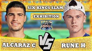  Alcaraz C VS Rune H • SIX KINGS SLAM GAMEPLAY #alcaraz #rune #sinner #djokovic #nadal #tennis #atp