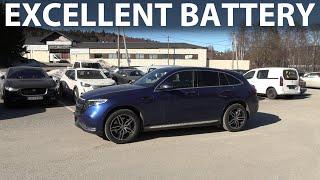 Mercedes EQC degradation test after Elbilmek repaired the battery