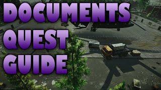 DOCUMENTS PRAPOR QUEST GUIDE ESCAPE FROM TARKOV