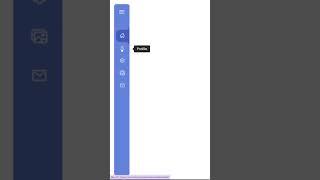 Responsive Sidebar Menu in HTML CSS & JavaScript with Tooltip and Curved border