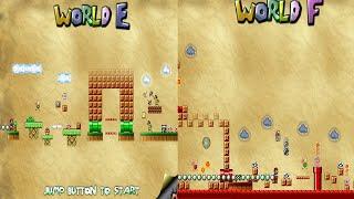 Mario Worker Letter World Series Worlds E & F by TheMarioVariable