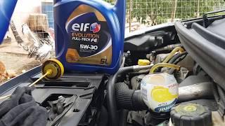 DIY - Oil Changed -  Renault Scenic 3 - 1.5 DCI + reset service reminder