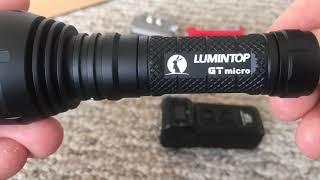 Lumintop GT Micro review. “1000LM” 14500 light