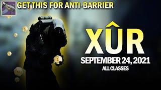 Xur Location, Exotics & Legendary Items (All Classes) 9-24-21 / September 24, 2021 [Destiny 2]