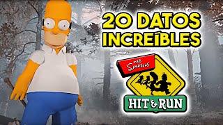 20 DATOS INCREÍBLES DE THE SIMPSONS HIT & RUN 🟡