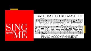 Batti batti - Accompaniment - Don Giovanni - Mozart