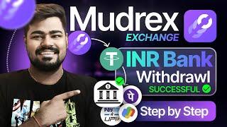 Mudrex INR Bank Withdraw Problem Solution Step By Step Process | Mudrex Withdrawal Process #mudrex