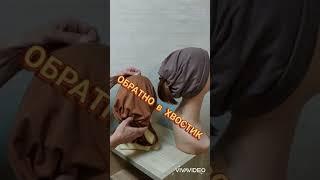 Шапка Бини из хб трикотажа с трессами, Альтернатива парику недорого