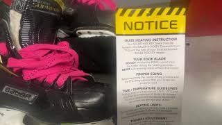 HEATING HOCKEY SKATES INSTRUCTIONS FOR BAUER