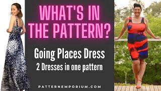 What's In The Pattern |  Going Places Dress - Fitted & Fit/Flare
