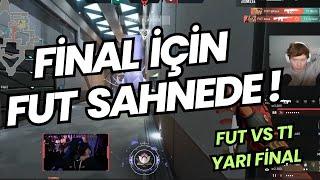 FUT VS T1 YARI FİNAL MAÇI 1.HARİTA | FUT FİNAL İÇİN YENİ KADROSUYLA SAHNEDE ! VALORANT REDBULL