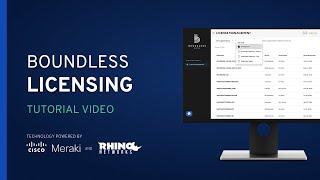 Boundless Licensing | Product Tutorial | Improve the management of Cisco Meraki Licenses