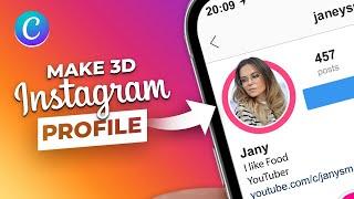 How to Create 3D Instagram Profile Picture in Canva (EASY!!)