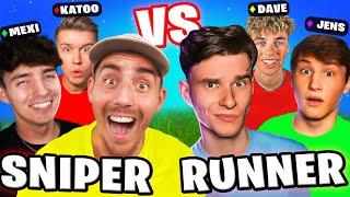 Das erste *SNIPER vs RUNNER - CREATOR BATTLE* in Fortnite! 