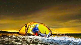 Stunning FREEZING Winter Wild Camping in the Snow  - Lake District Mountains