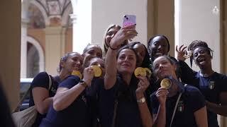 Roma. Celebrazione oro olimpico.