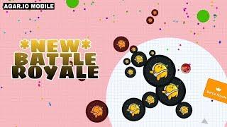 *NEW* BATTLE ROYALE MODE IN AGAR.IO! (Agar.io Mobile Gameplay!)